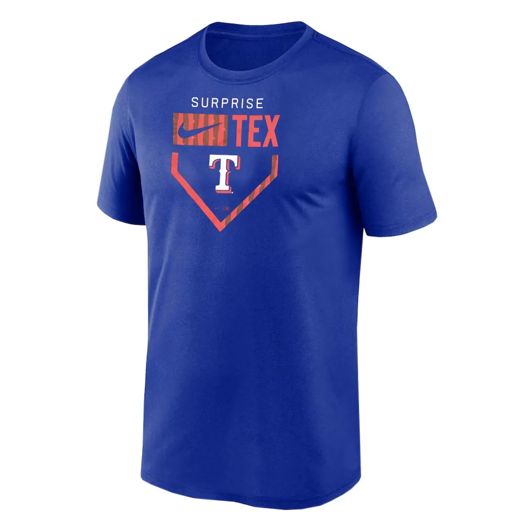 MLB - Herren Texas Rangers Überraschungs-Kurzarm-T-Shirt (N199 4EW TER TYK)