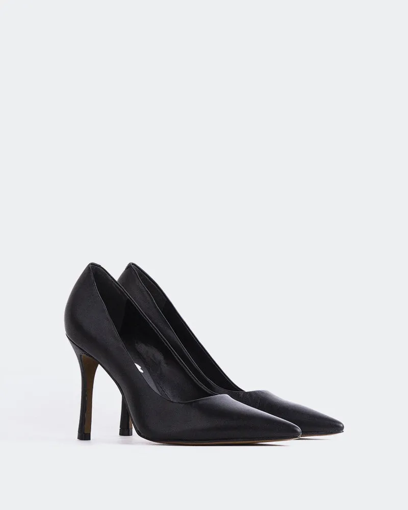 Moraya Schwarzes Leder