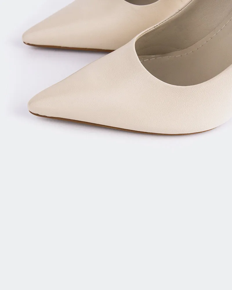 Moraya Off-White Leder