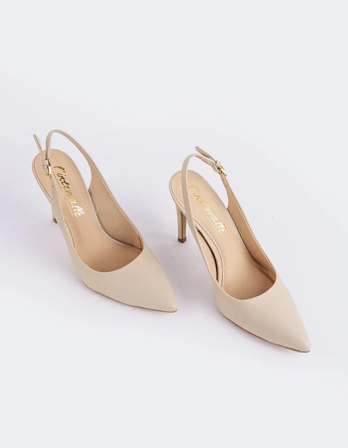 Morisha Off White Leder