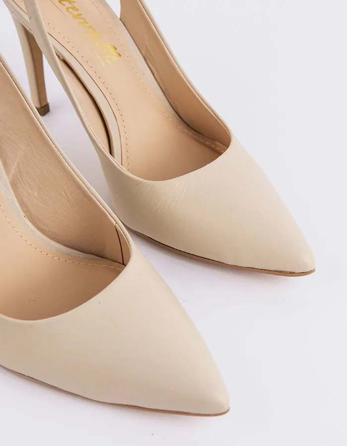 Morisha Off White Leder