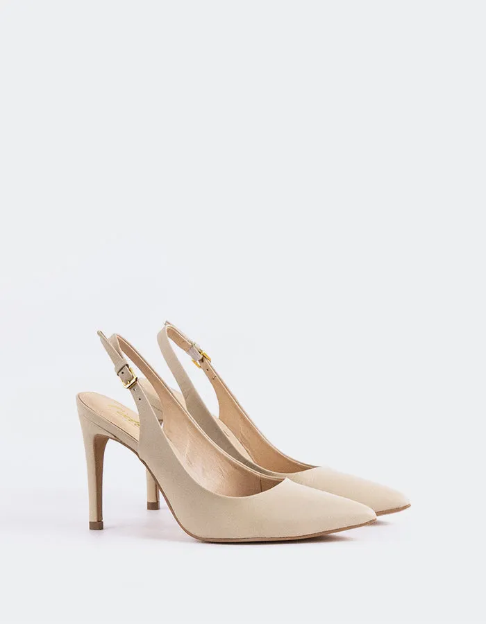 Morisha Off White Leder