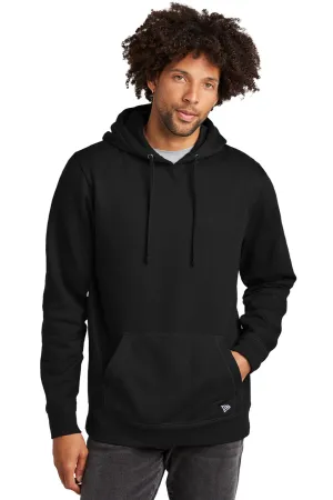 New Era Herren Comeback Fleece Kapuzenpullover mit Kangaroo-Tasche - Schwarz