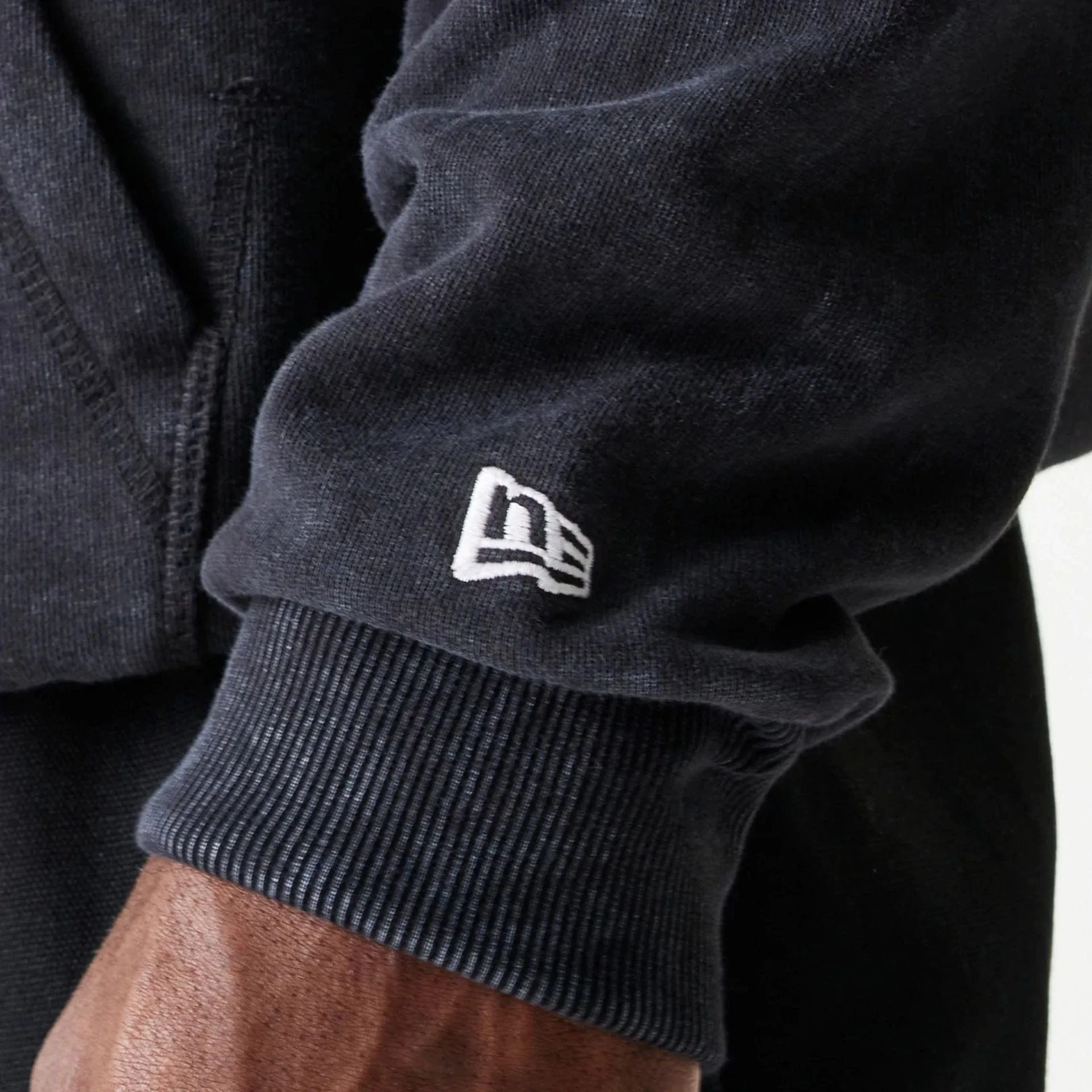 New Era Sweatshirts und Hoodies Chicago Bears NFL Spiele Premium Bekleidung Schwarzer Übergroßer Pullover Hoodie