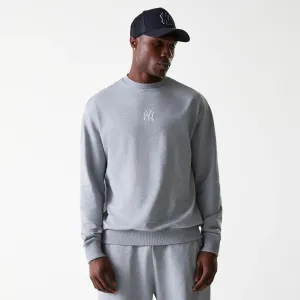 New Era Sweatshirts und Hoodies New York Yankees MLB League Essential Midi Grau Übergroßer Crewneck Pullover
