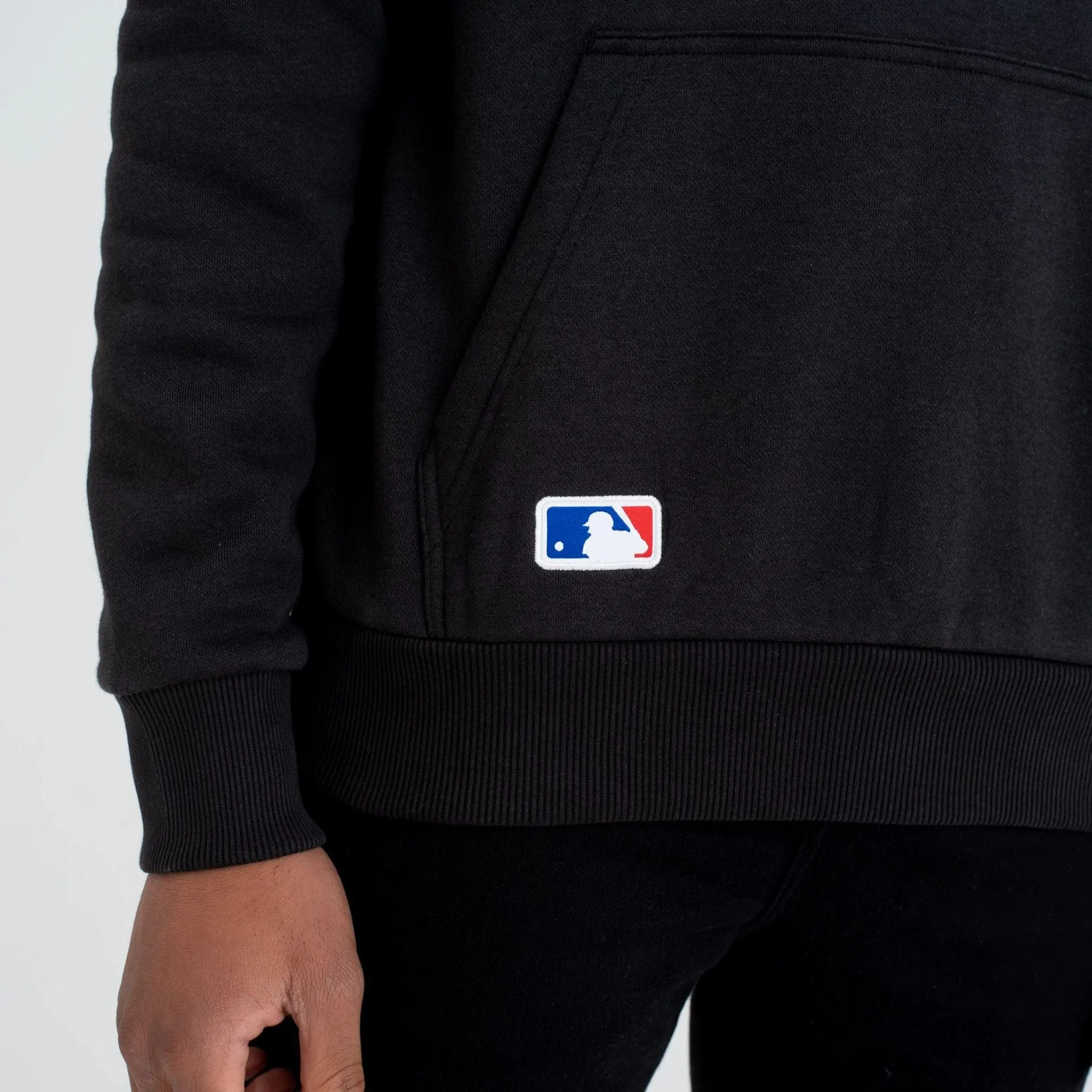 New Era Sweatshirts und Hoodies New York Yankees MLB Regular schwarzes Pullover-Hoodie