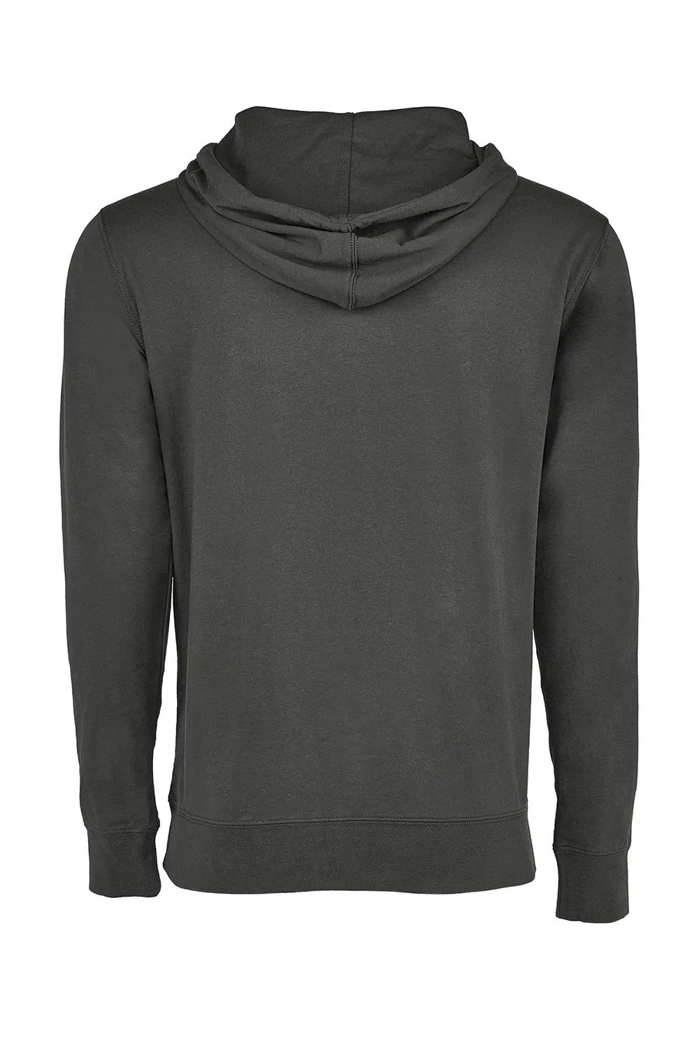 Next Level Herren French Terry Fleece Kapuzenpullover mit Kangaroo-Tasche - Heavy Metal Grau