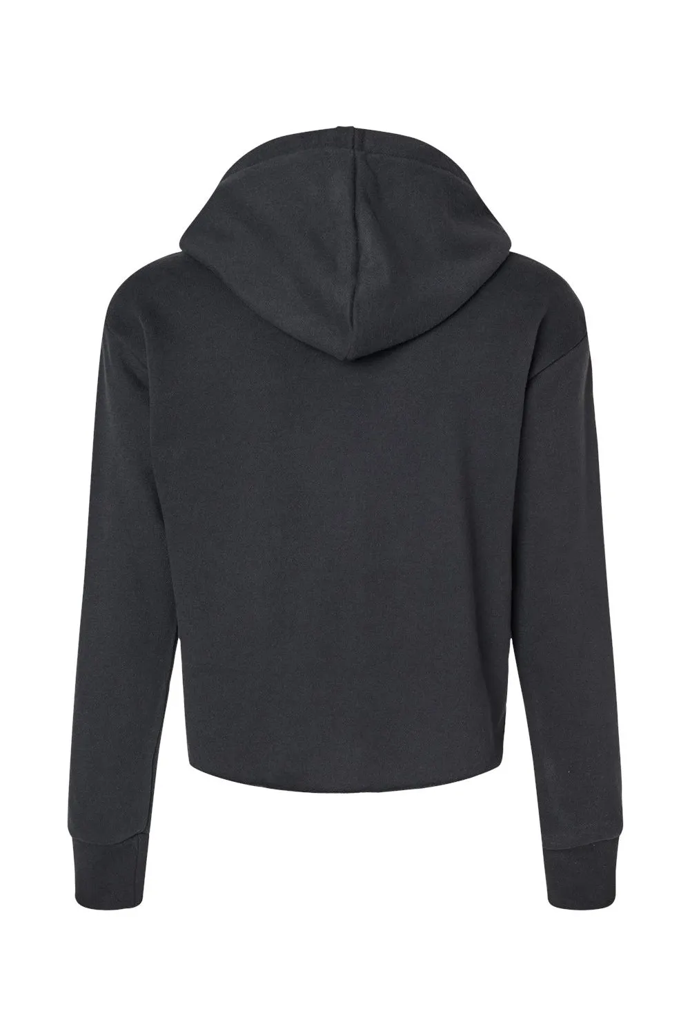 Next Level Damen Cropped Kapuzenpullover Hoodie - Schwarz