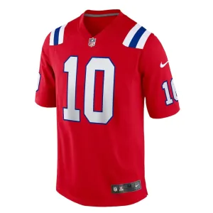NFL - Herren New England Patriots Mac Jones Spiel-Trikot (67NM NPGA 8KF 2KH)