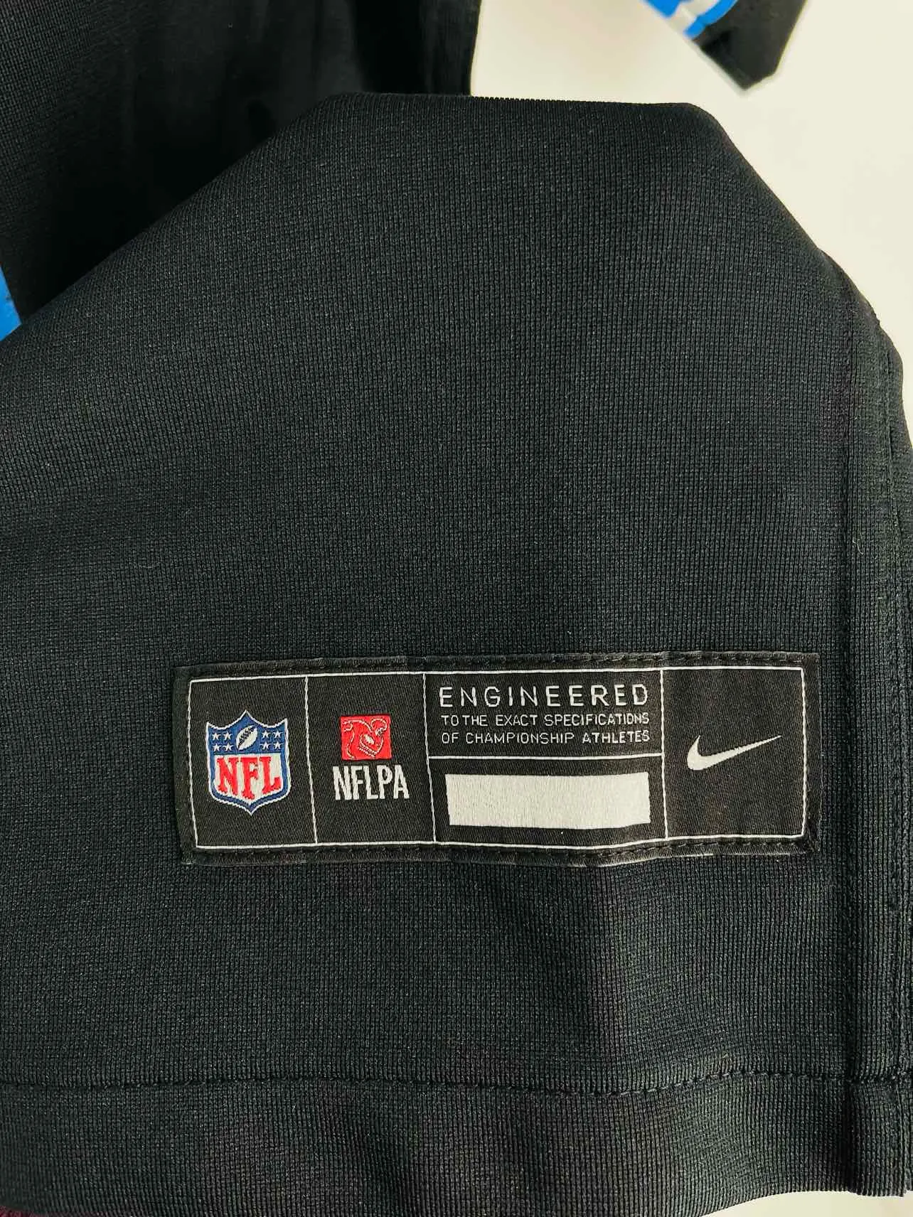 NFL Größe L Schwarz/Blau/Weiß NEU Trikot