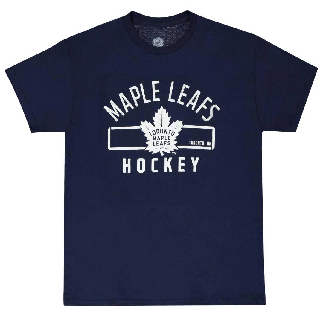 NHL - Herren Toronto Maple Leafs Arch T-Shirt (NHXX26HMSC1A1PB 41NVY)