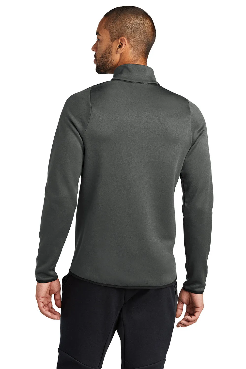 Nike Herren Therma-Fit Feuchtigkeitstransport-Fleece 1/4-Zip Sweatshirt - Team Anthrazitgrau