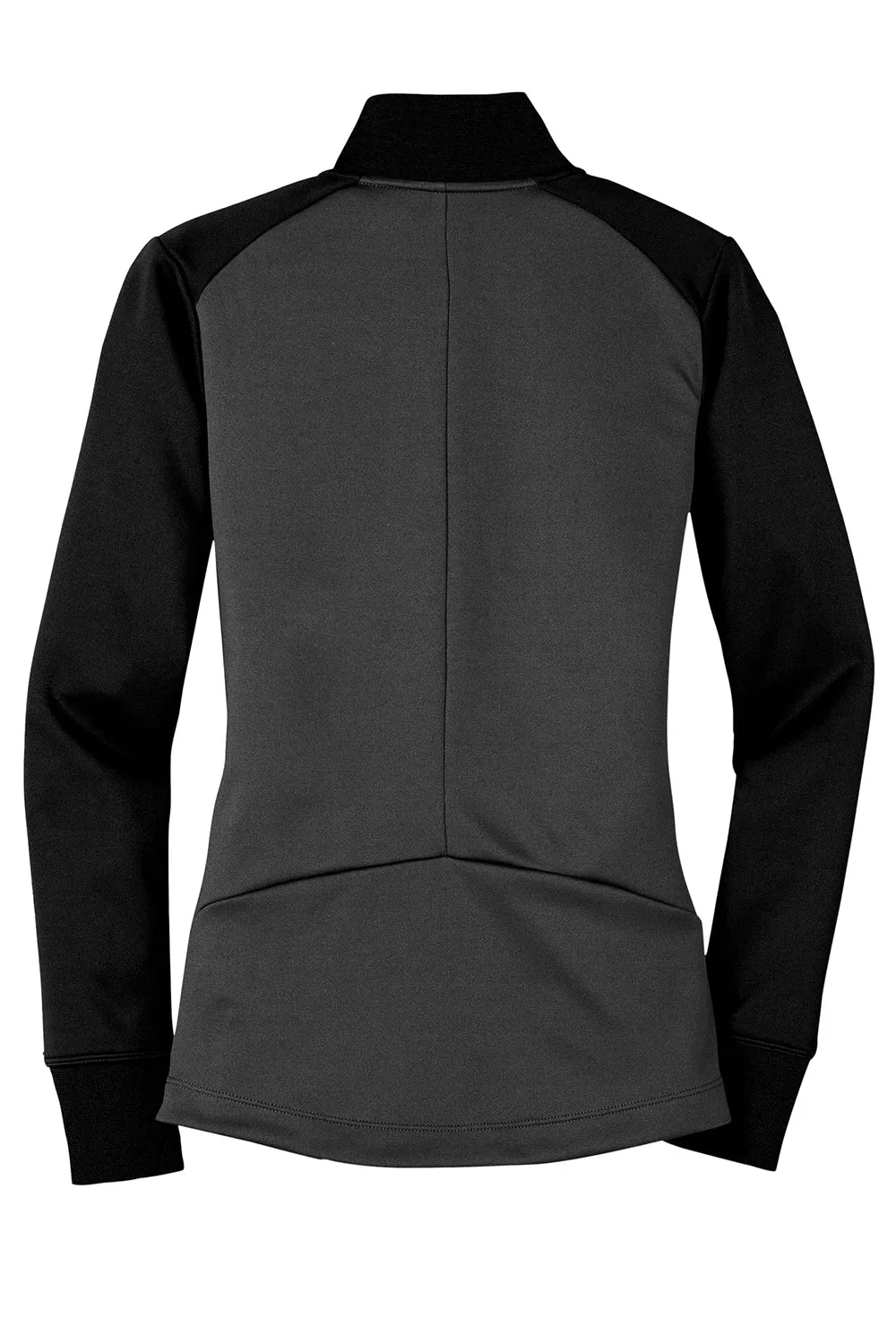 Nike Damen Dri-Fit Feuchtigkeitstransportierendes 1/4-Zip Sweatshirt - Anthrazitgrau/Schwarz