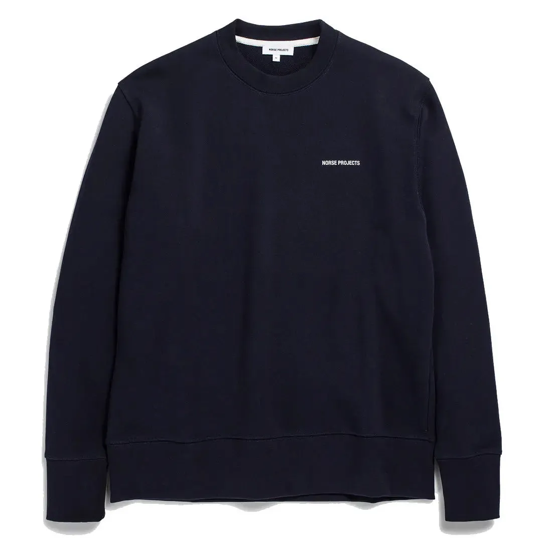 Norse Projects Arne Logo Sweat Dunkelblau Bekleidung Norse Projects
