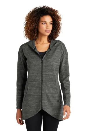 Ogio Damen Flux Kapuzenpullover mit Reißverschluss und Taschen - Heather Tarmac Grau