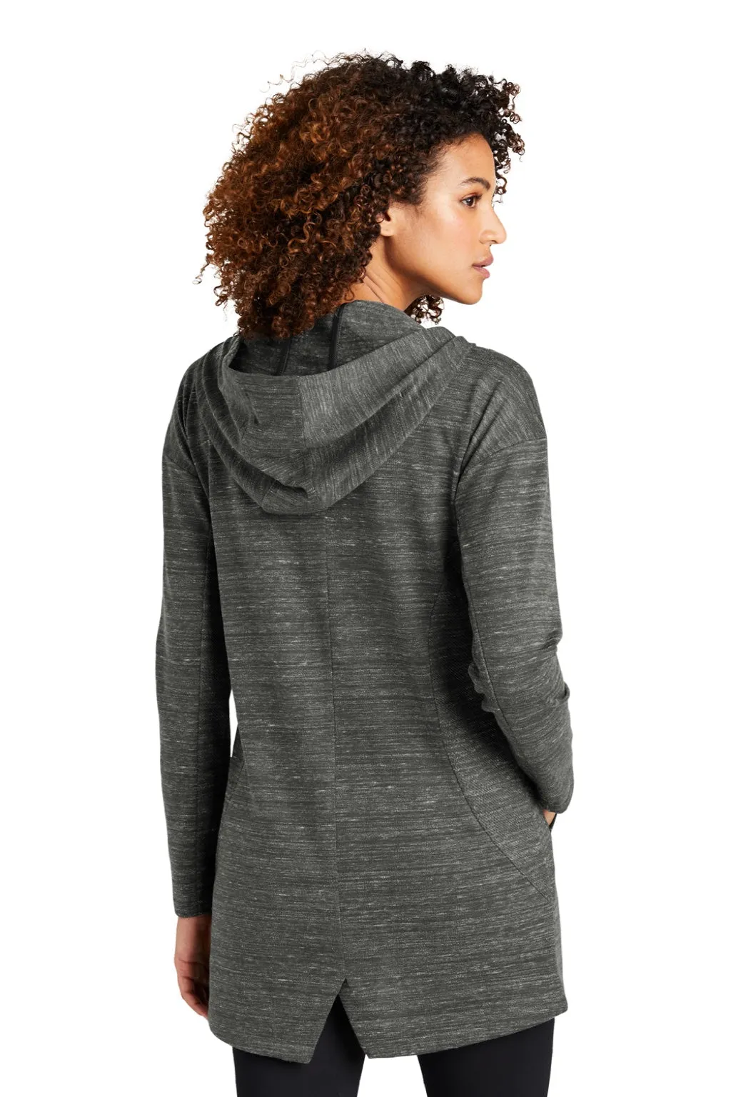 Ogio Damen Flux Kapuzenpullover mit Reißverschluss und Taschen - Heather Tarmac Grau