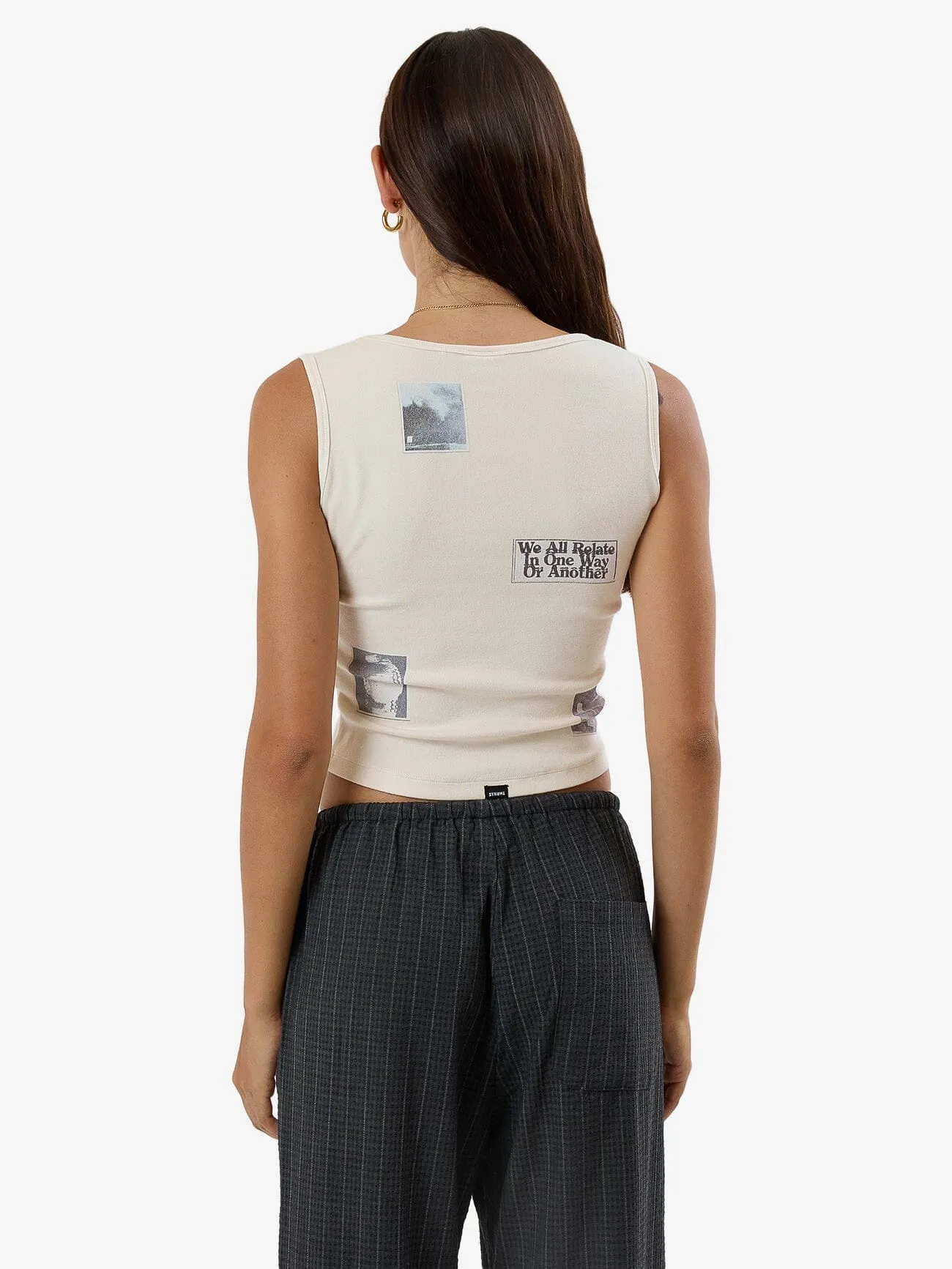 One Way Or Another Y2K Tank - Heritage Weiß