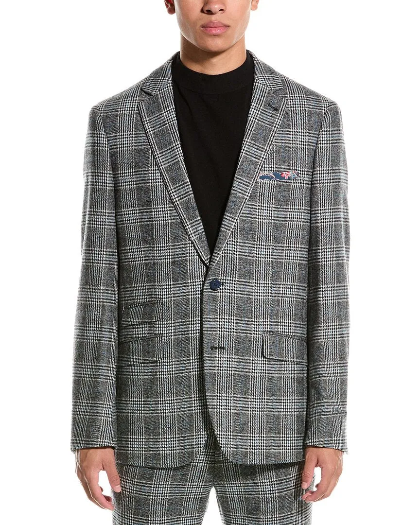 Paisley & Grau Dover Slim Fit Wollmix-Jacke