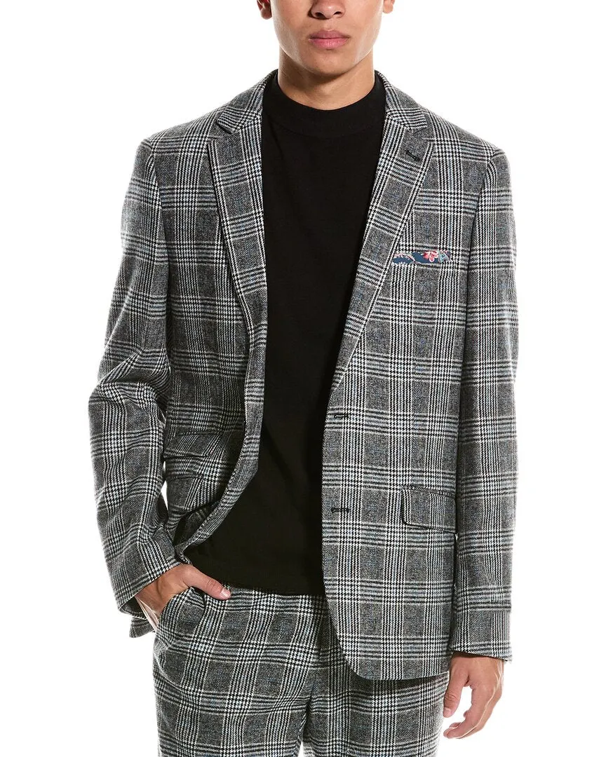 Paisley & Grau Dover Slim Fit Wollmix-Jacke