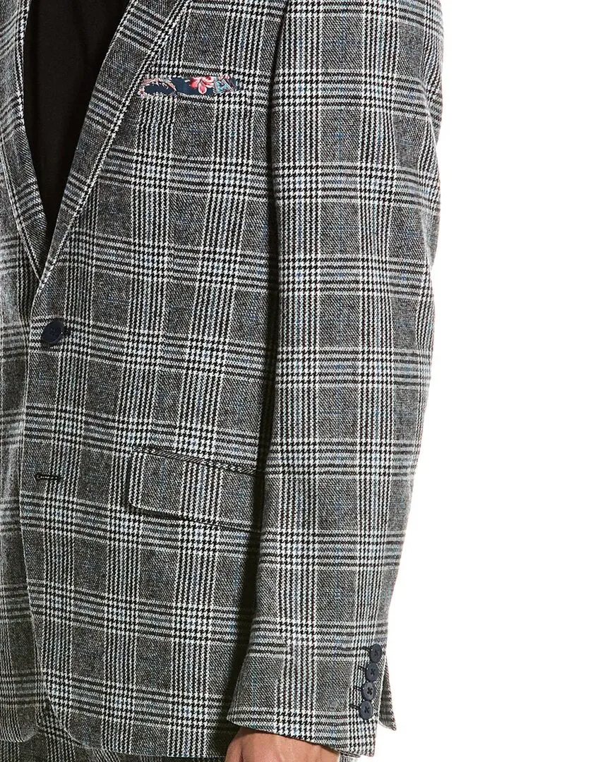 Paisley & Grau Dover Slim Fit Wollmix-Jacke