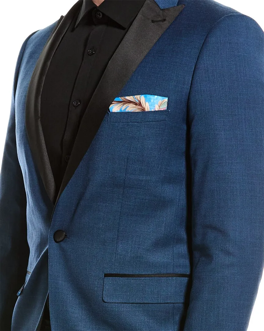 Paisley & Grauer Grosvenor Schlanke Spitze Smokingjacke