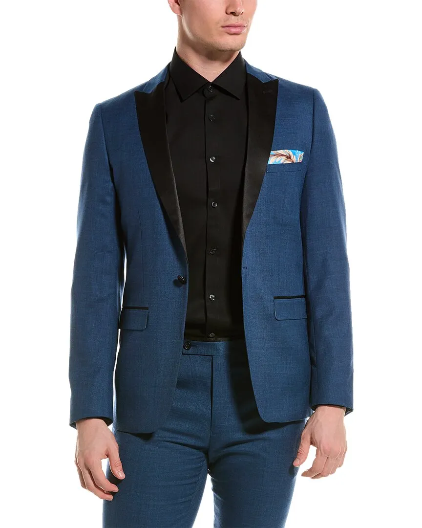 Paisley & Grauer Grosvenor Schlanke Spitze Smokingjacke