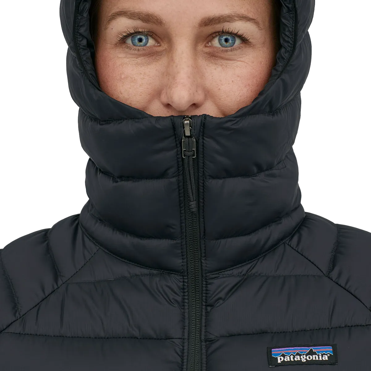 Patagonia Daunenpullover mit Kapuze für Damen