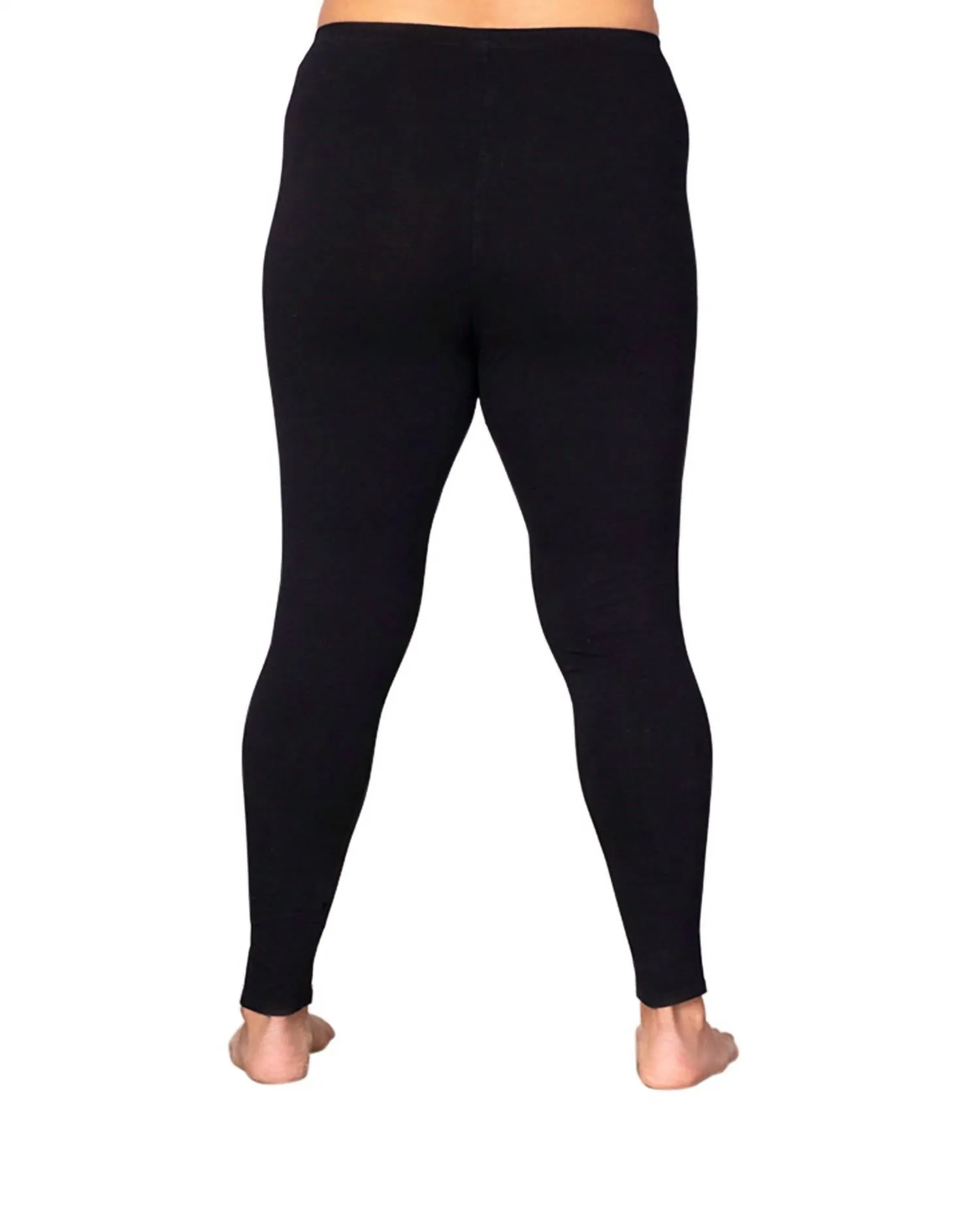 Plus Size Leggings in Schwarz