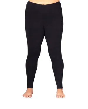 Plus Size Leggings in Schwarz