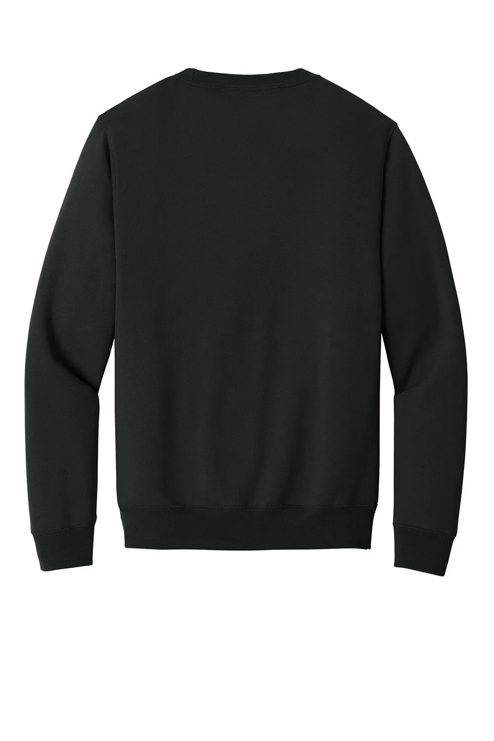 Port & Company Herren Core Fleece Crewneck Sweatshirt mit Beuteltasche - Tiefschwarz