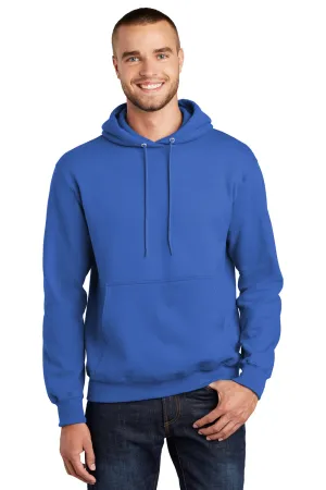 Port & Company Herren Essential Pilling-resistente Fleece Kapuzenpullover Hoodie mit Beuteltasche - Königsblau