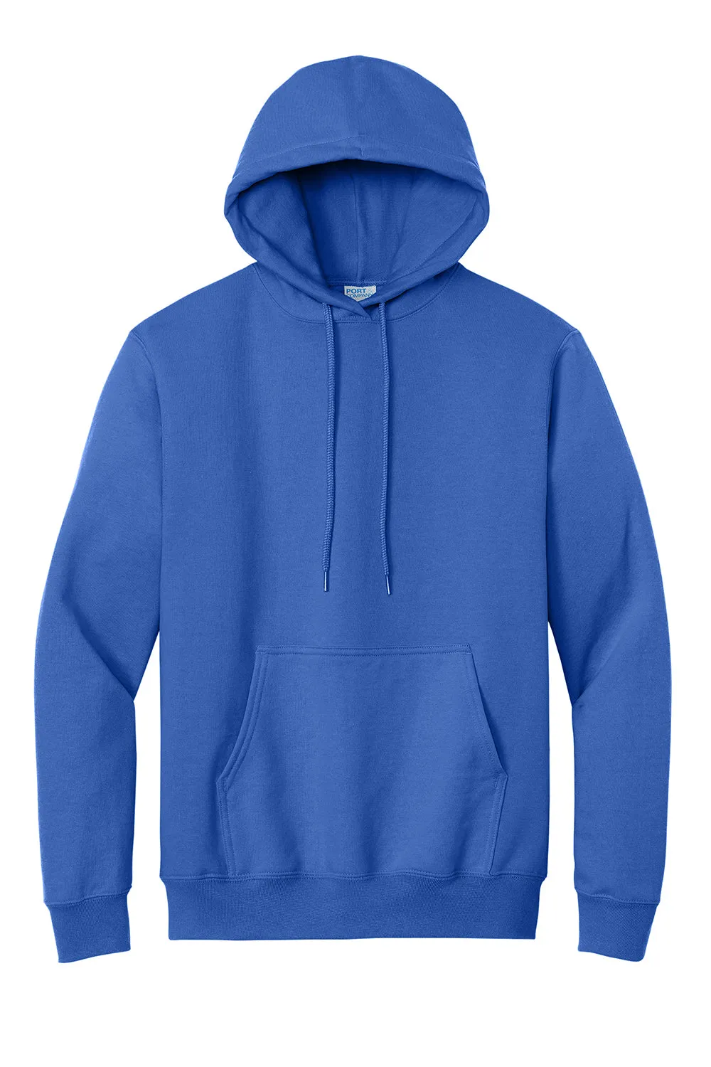 Port & Company Herren Essential Pilling-resistente Fleece Kapuzenpullover Hoodie mit Beuteltasche - Königsblau