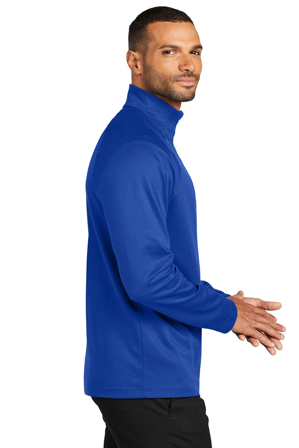 Port Authority Herren C-FREE Cypress Snag Resistant 1/4 Zip Sweatshirt - Echt Königsblau