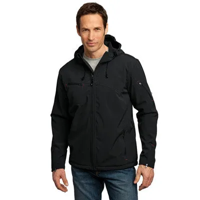 Port Authority Texturierte Softshell-Jacke mit Kapuze Port Authority