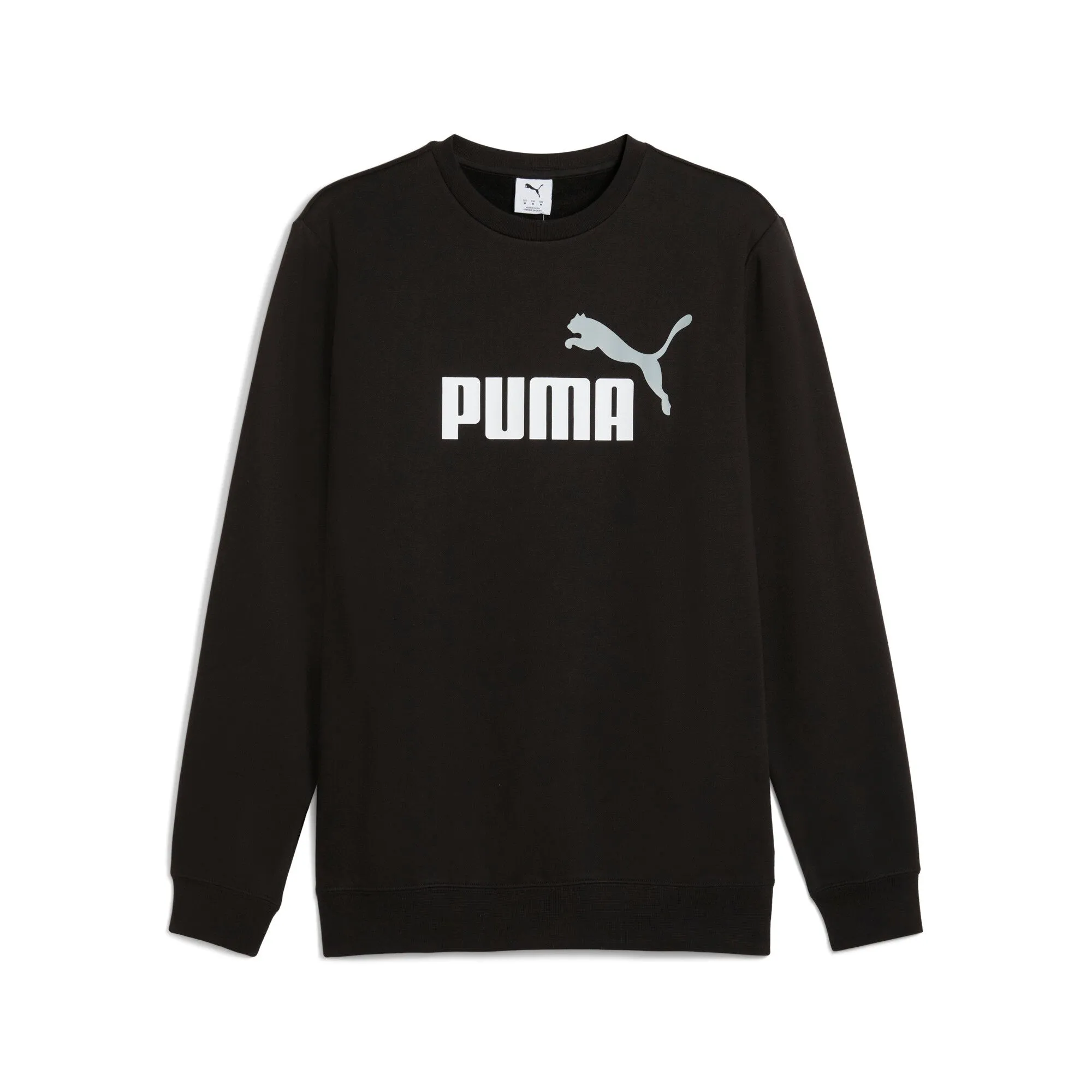 PUMA Herren Essentials 2 Farben Nr. 1 Logo Rundhals Fleece Pullover