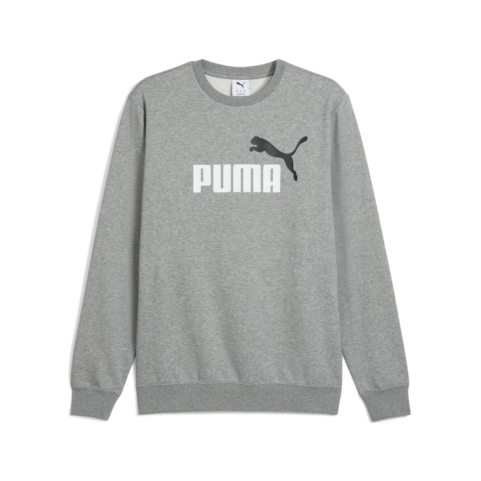 PUMA Herren Essentials 2 Farben Nr. 1 Logo Rundhals Fleece Pullover