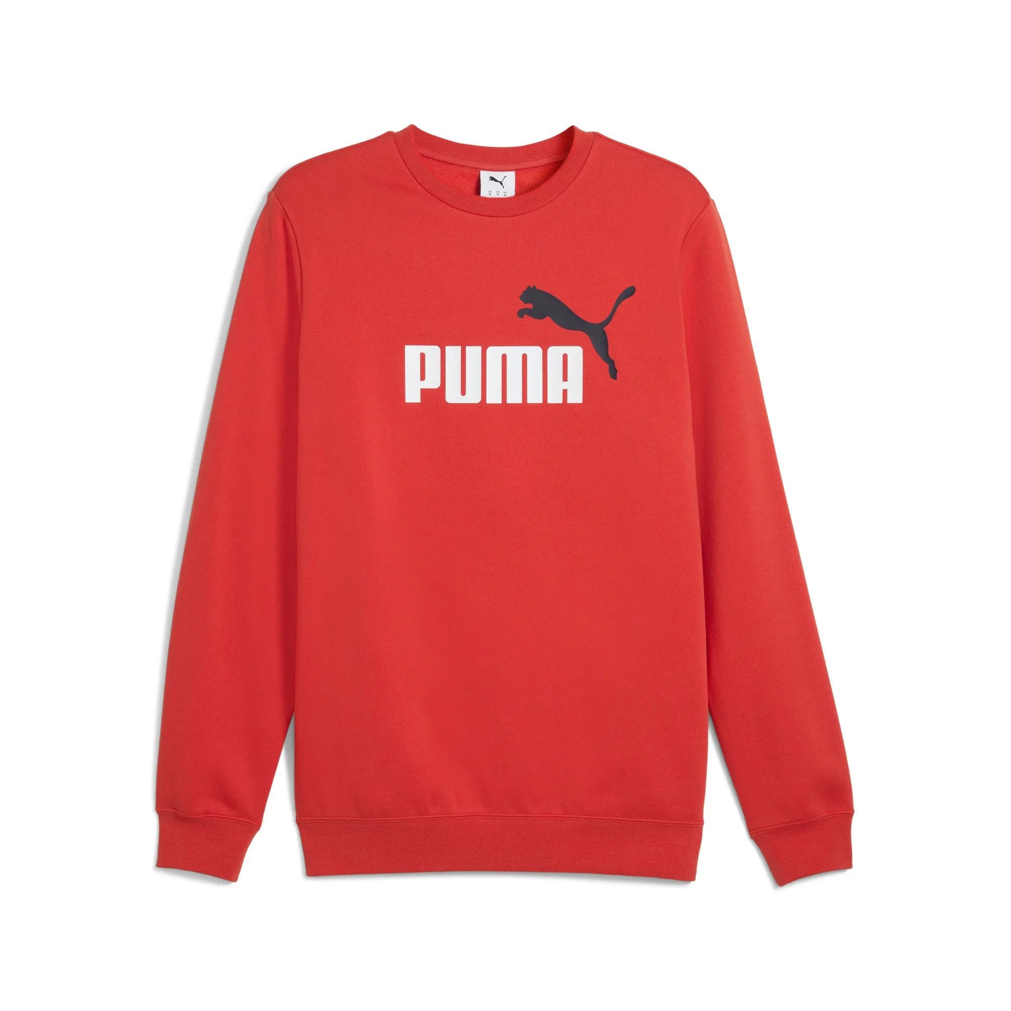 PUMA Herren Essentials 2 Farben Nr. 1 Logo Rundhals Fleece Pullover