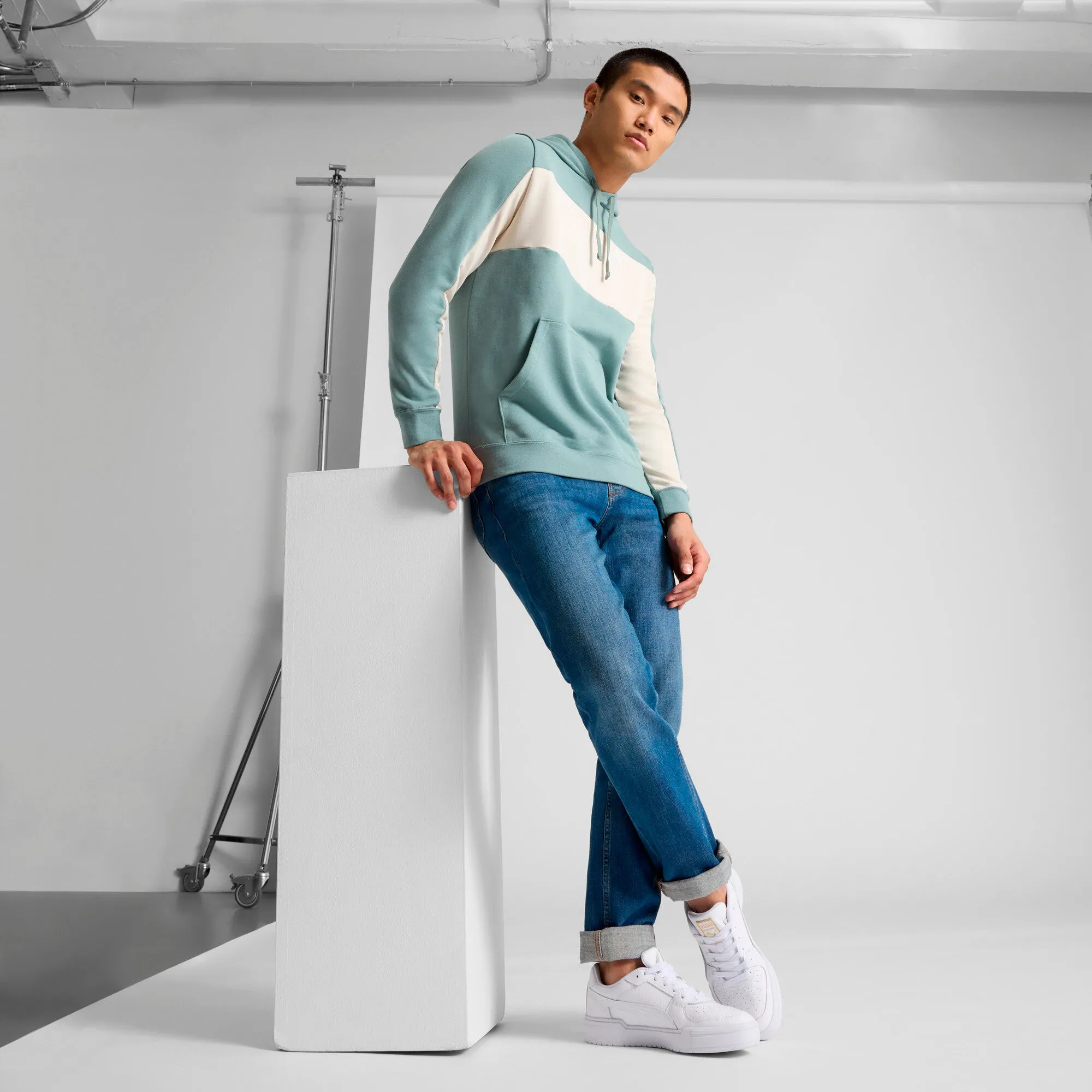 PUMA Herren Essentials Block Hoodie