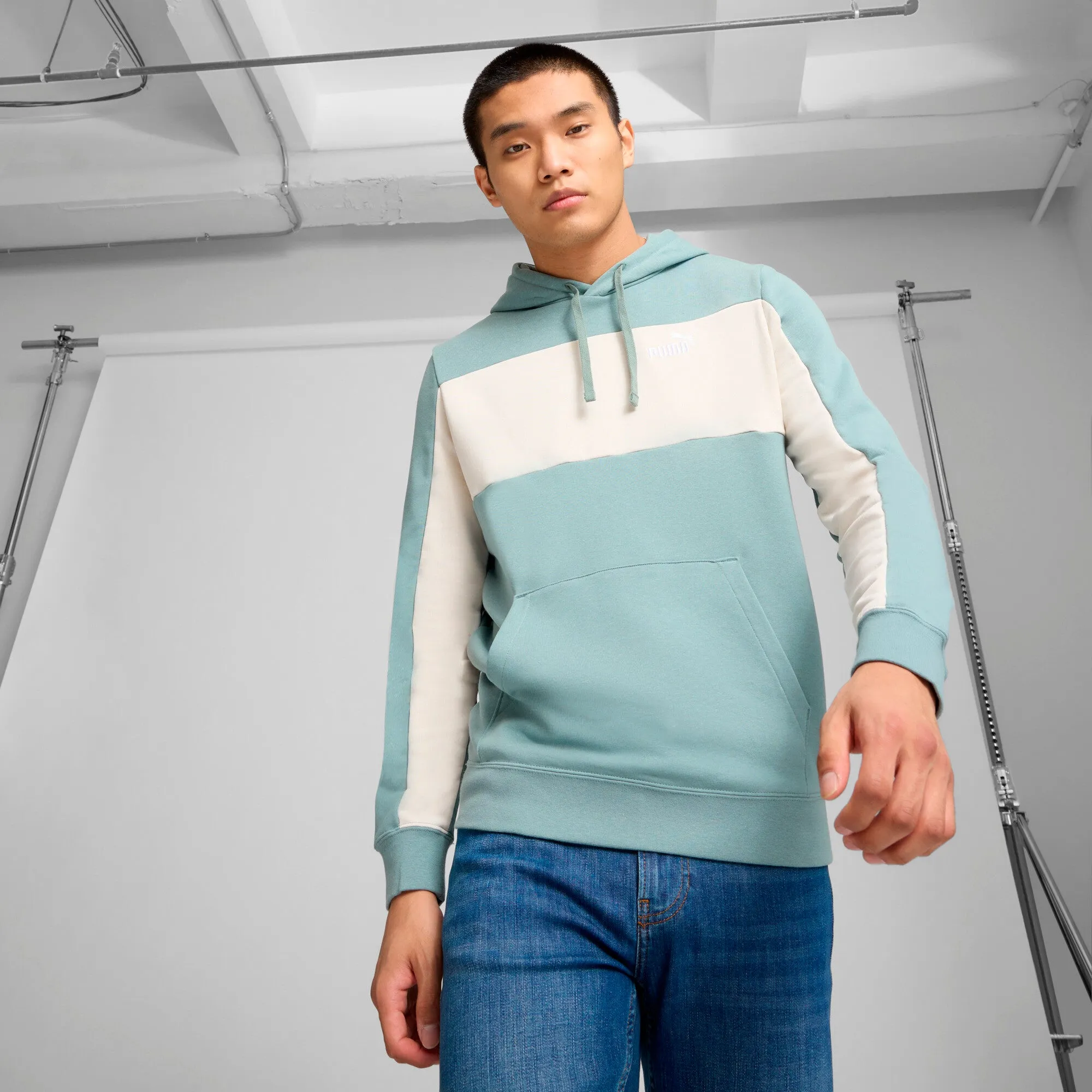 PUMA Herren Essentials Block Hoodie