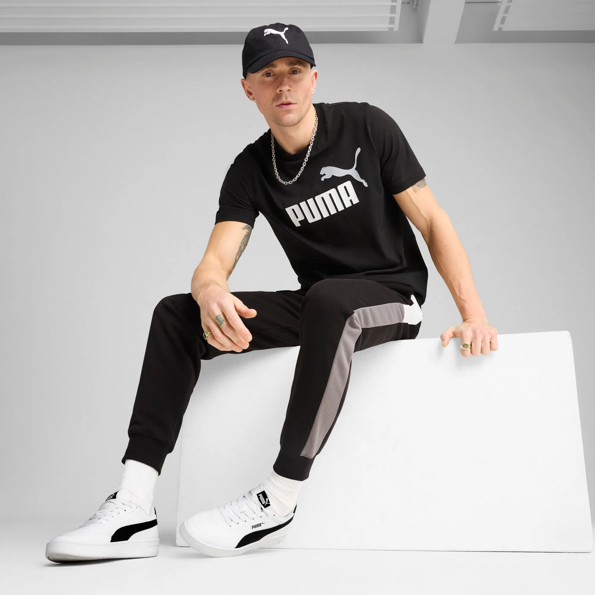 PUMA Herren Essentials Block Sweathose