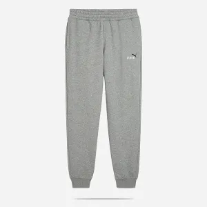 PUMA HERREN ESSENTIALS LOGO FLEECE GRAUE JOGGINGHOSE