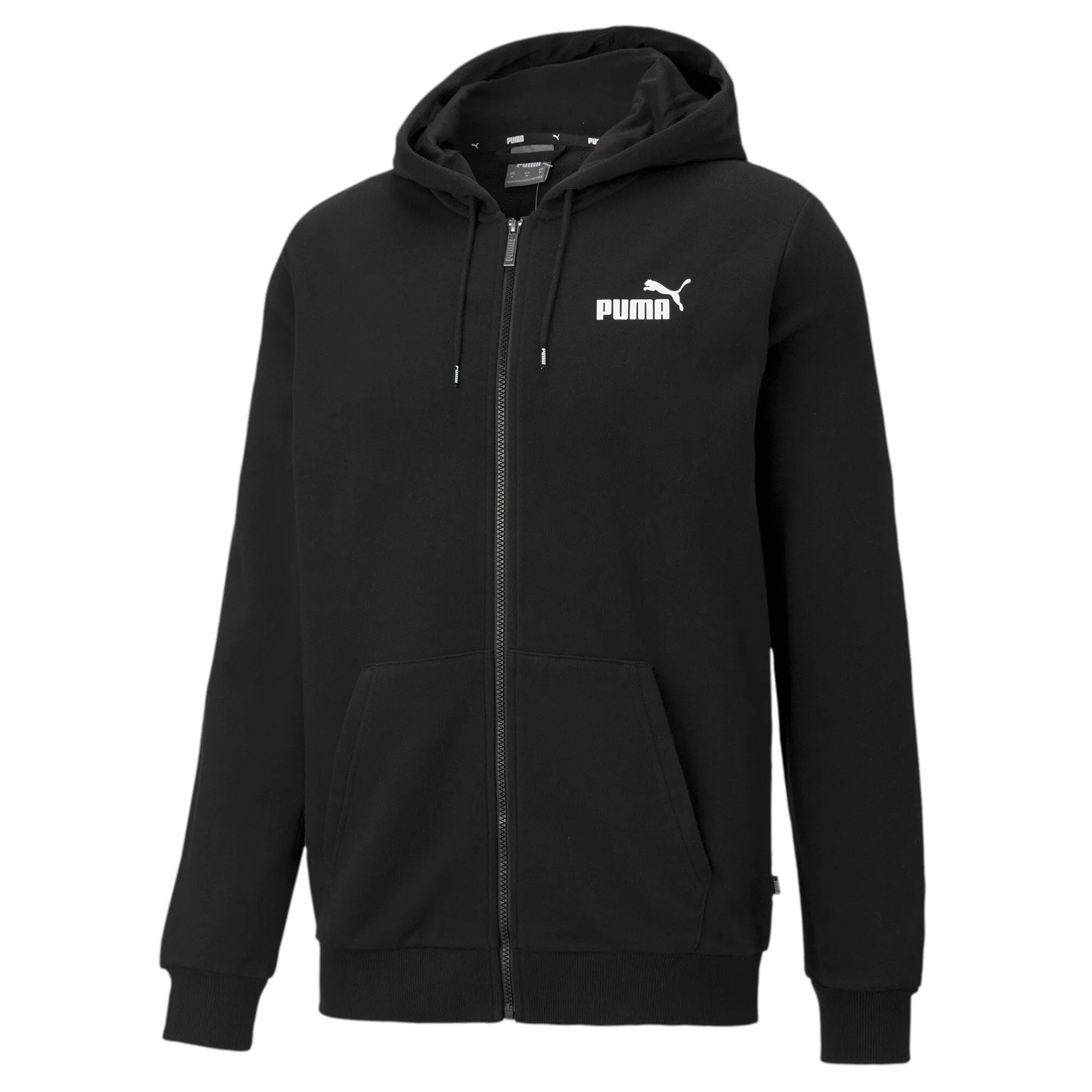 PUMA Herren Essentials Hoodie mit kleinem Logo und Vollreißverschluss
