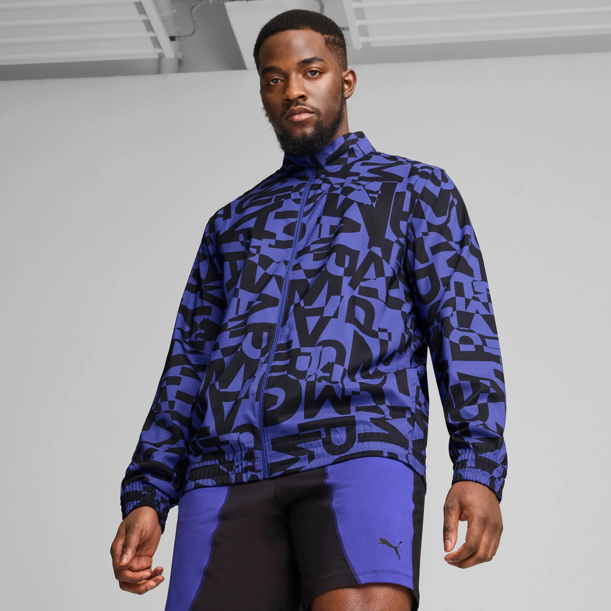 PUMA Herren FIT All-Over Print Jacket