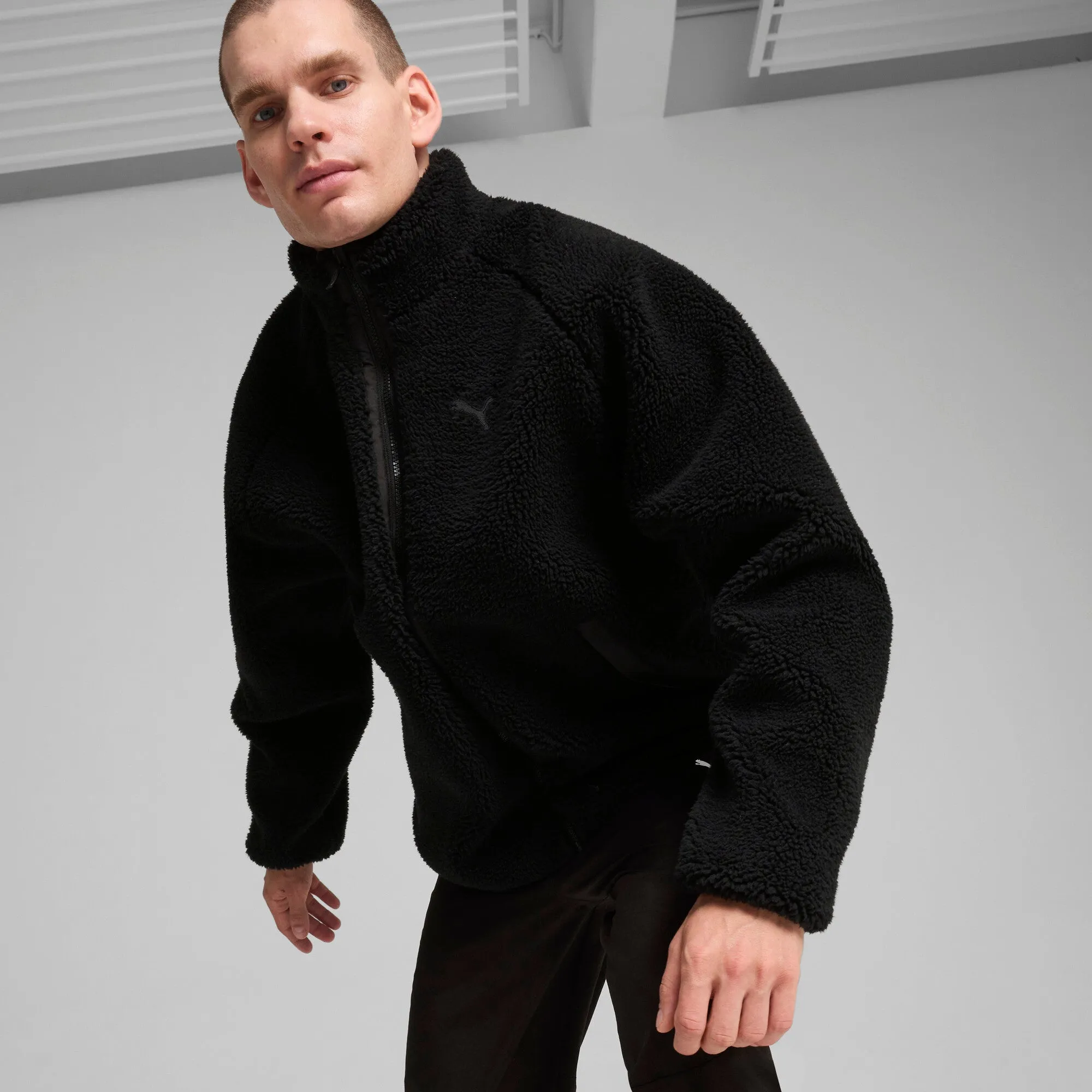 PUMA Herren Reversibel Sherpa Jacke