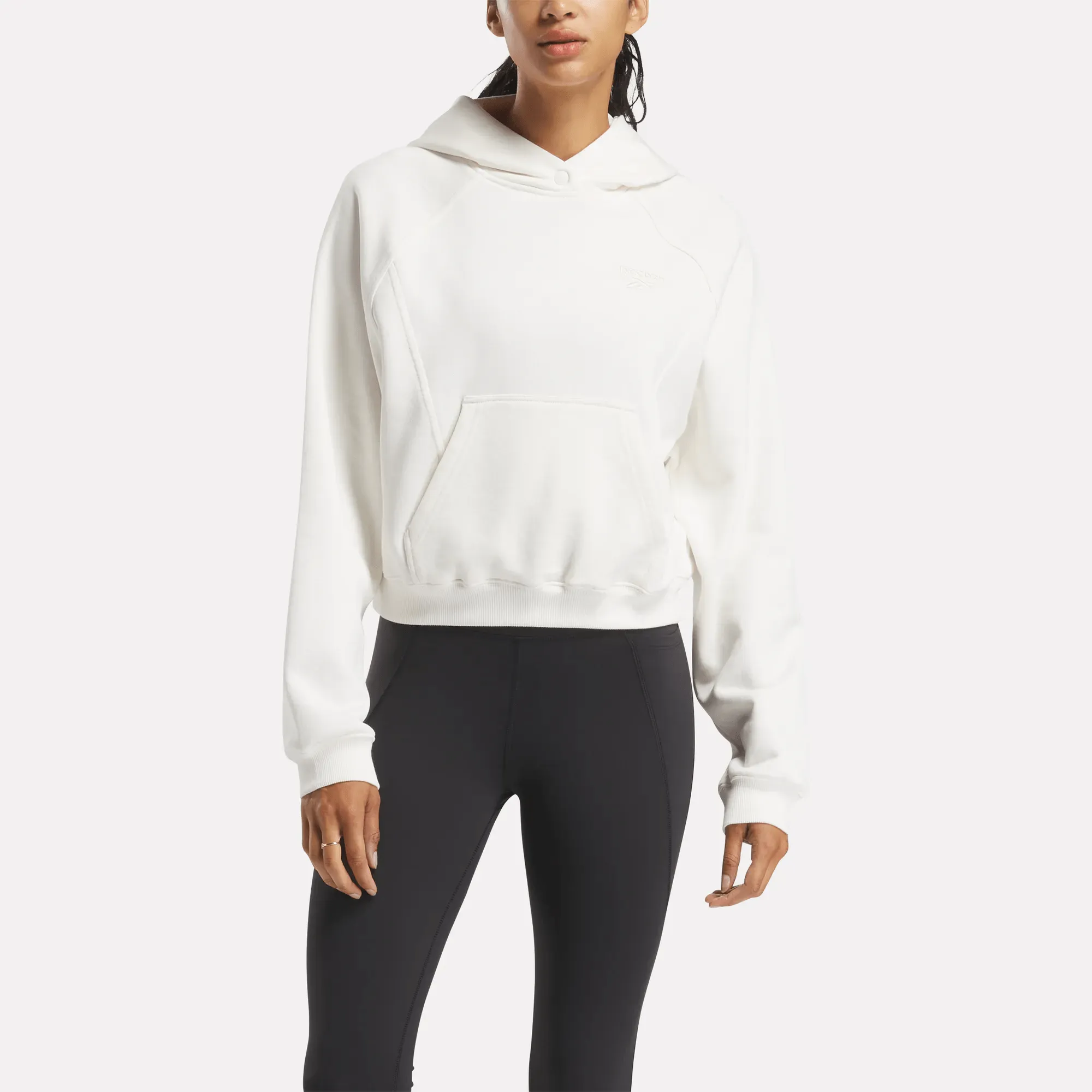 Reebok Damenbekleidung Icon Elements French Terry Kapuzenpullover