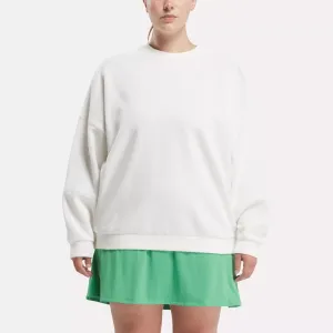 Reebok Bekleidung Damen Lux Übergroßes Crew (Plus Size)