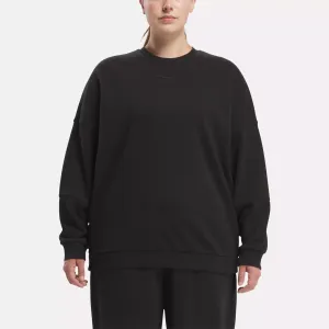 Reebok Bekleidung Damen Lux Übergroßes Crew (Plus Size)