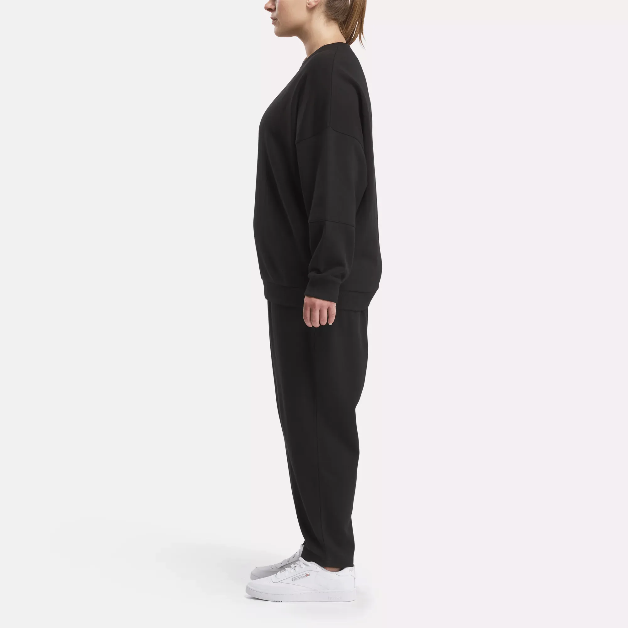Reebok Bekleidung Damen Lux Übergroßes Crew (Plus Size)