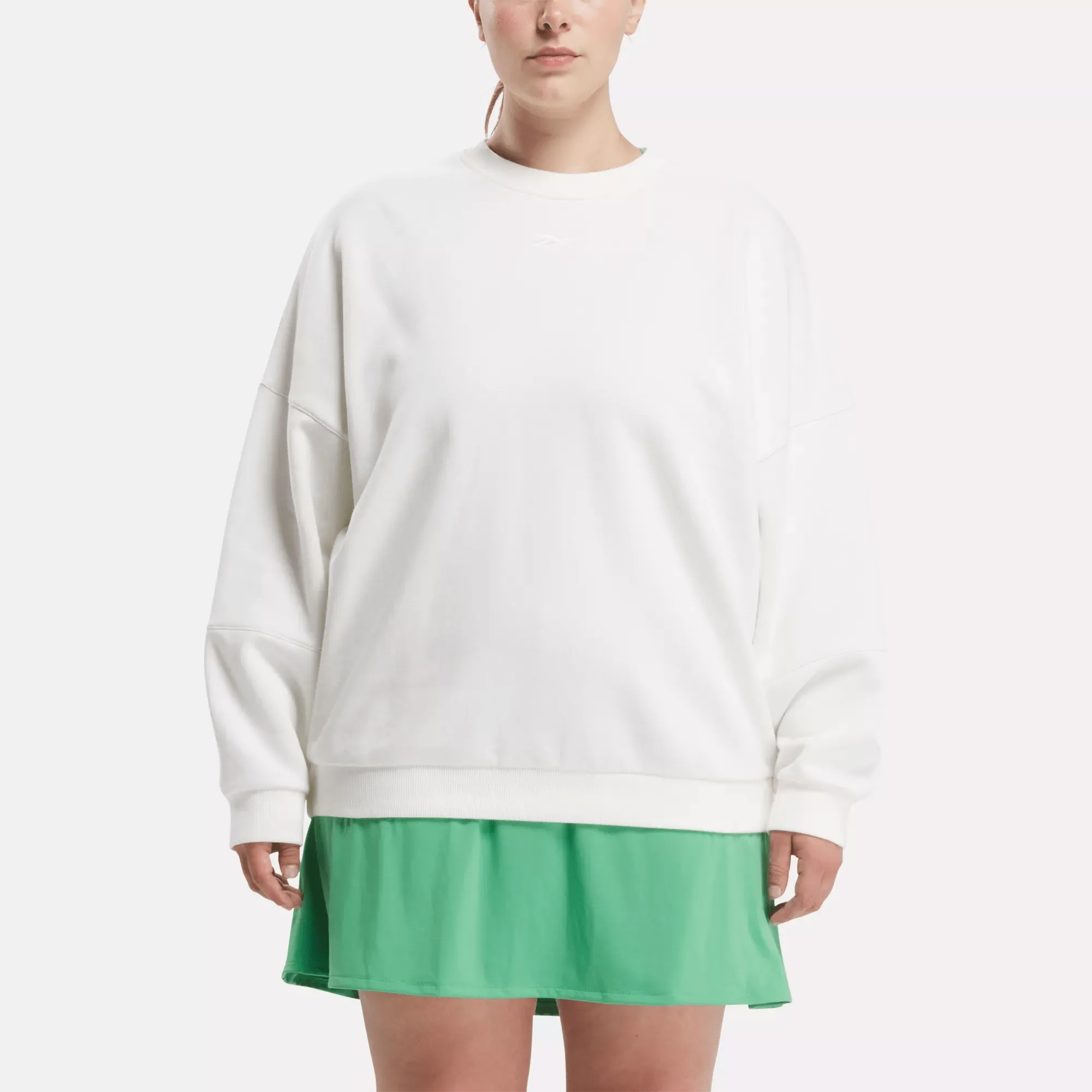 Reebok Bekleidung Damen Lux Übergroßes Crew (Plus Size)