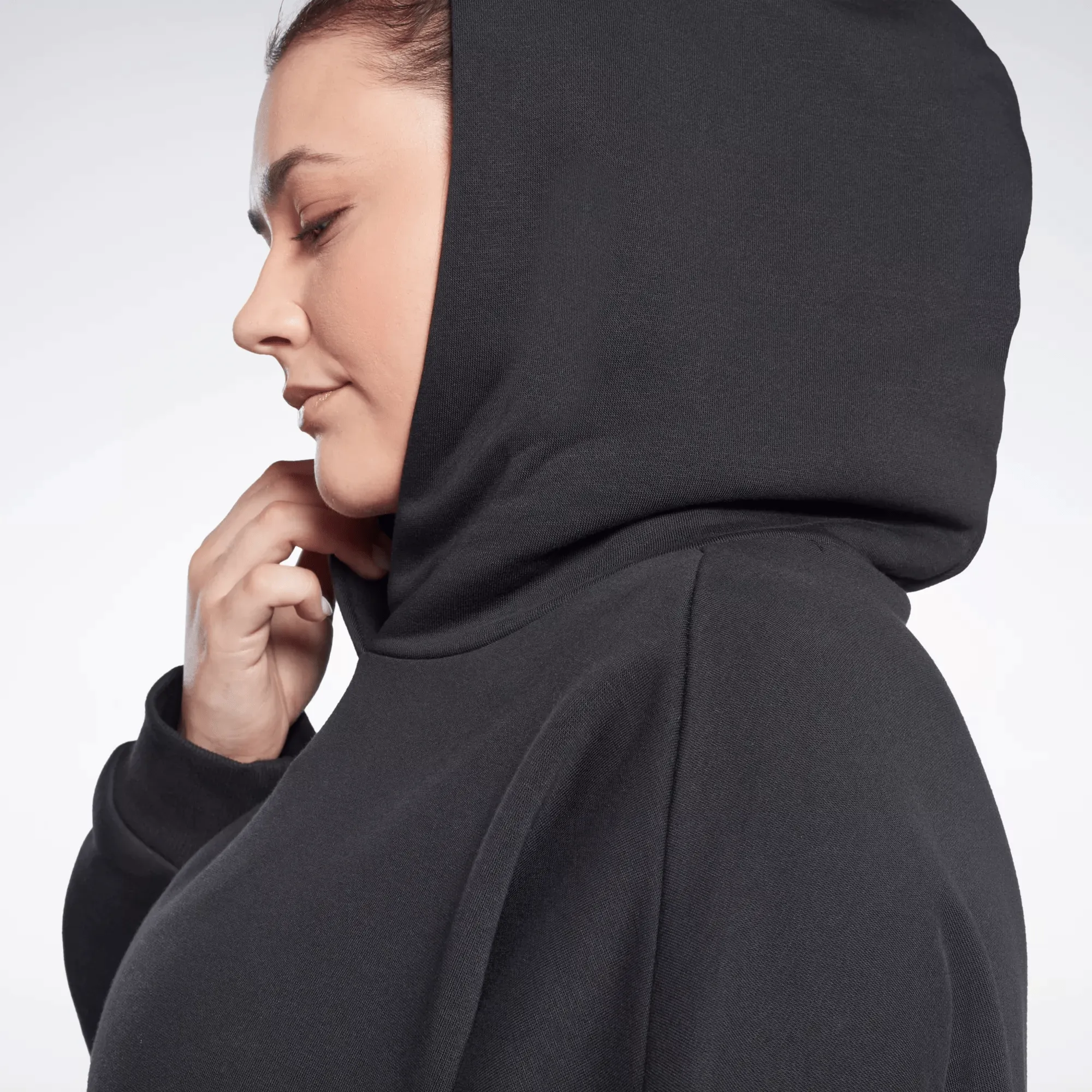 Reebok Bekleidung Damen Lux Übergroße Kapuzenjacke (Plus Size)
